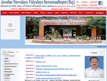 Tablet Screenshot of jnvsawaimadhopur.org